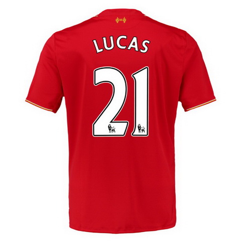 Camiseta LUCAS del Liverpool Primera 2015-2016 baratas
