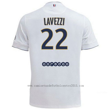 Camiseta Lavezzi del PSG Segunda 2014-2015 baratas