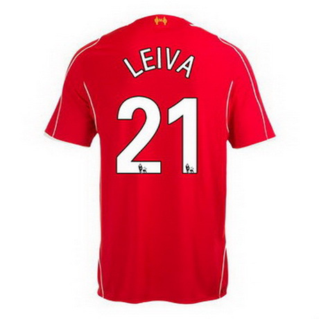Camiseta Leiva del Liverpool Primera 2014-2015 baratas