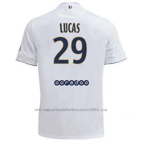 Camiseta Lucas del PSG Segunda 2014-2015 baratas