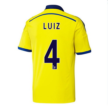 Camiseta Luiz del Chelsea Segunda 2014-2015 baratas