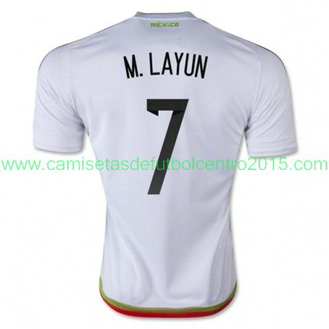 Camiseta M.LAYUN del Mexico Segunda 2015-2016 baratas