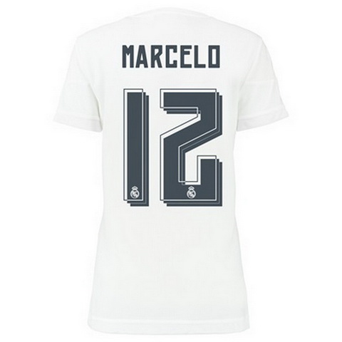 Camiseta MARCELO del Real Madrid Mujer Primera 2015-2016 baratas