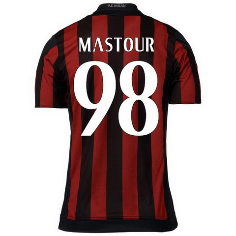 Camiseta MASTOUR del AC Milan Primera 2015-2016 baratas
