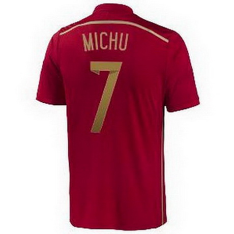 Camiseta MICHU del Espana Primera 2014-2015 baratas
