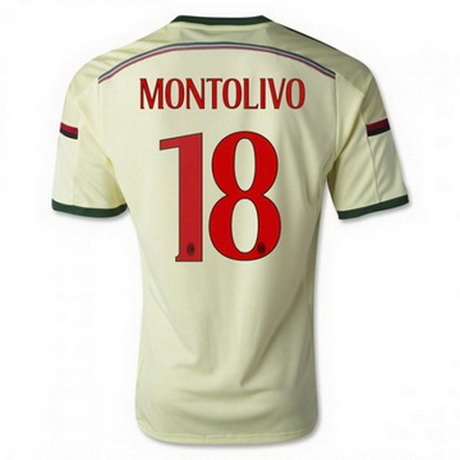 Camiseta MONTOLIVO del AC Milan Tercera 2014-2015 baratas
