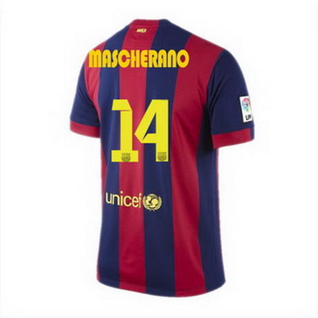 Camiseta Mascherano del Barcelona Primera 2014-2015 baratas