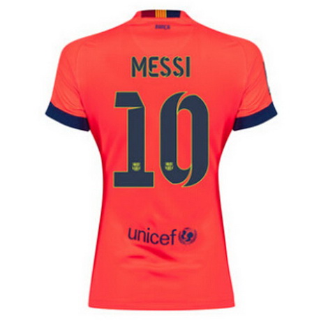 Camiseta Messi del Barcelona Mujer Segunda 2014-2015 baratas