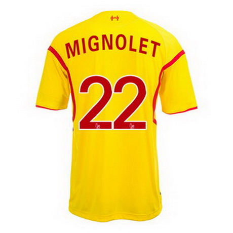 Camiseta Mignolet del Liverpool Segunda 2014-2015 baratas