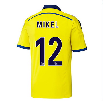 Camiseta Mikel del Chelsea Segunda 2014-2015 baratas