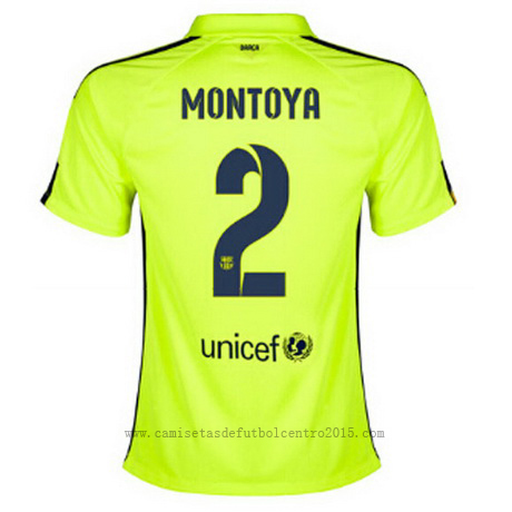 Camiseta Montoya del Barcelona Mujer Tercera 2014-2015 baratas