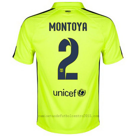 Camiseta Montoya del Barcelona Tercera 2014-2015 baratas