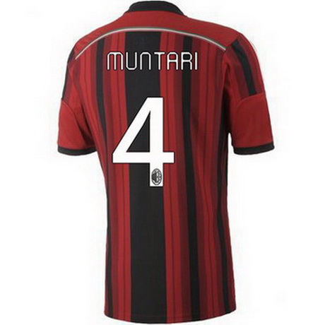 Camiseta Muntari del AC Milan Primera 2014-2015 baratas