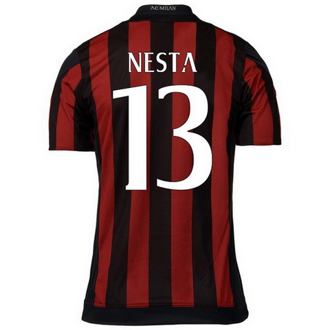 Camiseta NESTA del AC Milan Primera 2015-2016 baratas