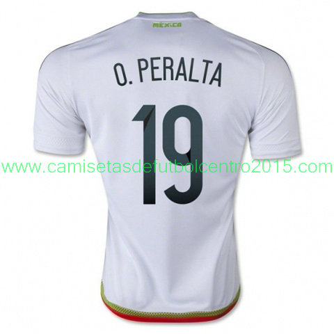 Camiseta O.PERALTA del Mexico Segunda 2015-2016 baratas