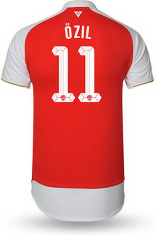 Camiseta OZIL del Arsenal Primera 2015-2016 baratas