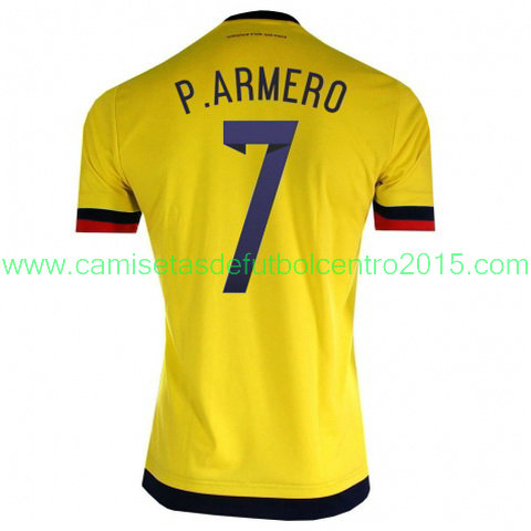 Camiseta P.ARMERO del Colombia Primera 2015-2016 baratas