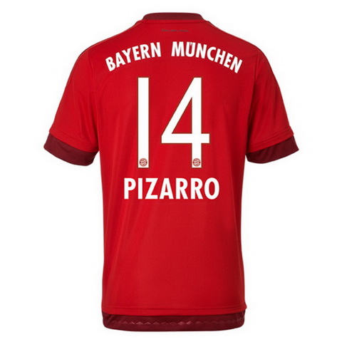 Camiseta PIZARRO del Bayern Munich Primera 2015-2016 baratas