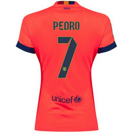 Camiseta Pedro del Barcelona Mujer Segunda 2014-2015 baratas