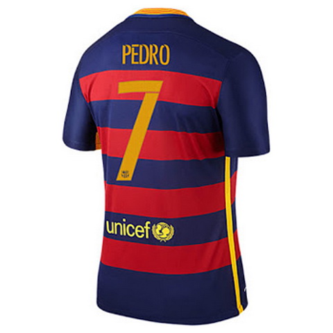 Camiseta Pedro del Barcelona Primera 2015-2016 baratas