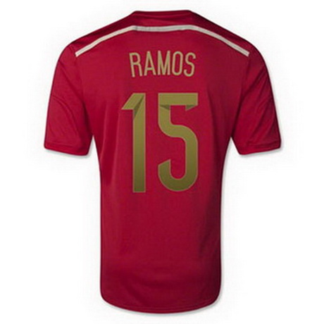 Camiseta RAMOS del Espana Primera 2014-2015 baratas