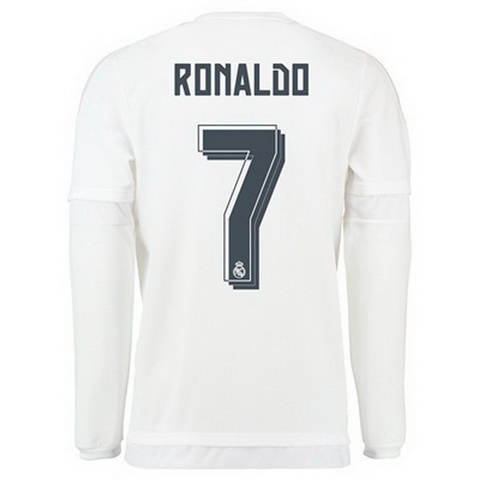 Camiseta RONALDO del Real Madrid ML Primera 2015-2016 baratas