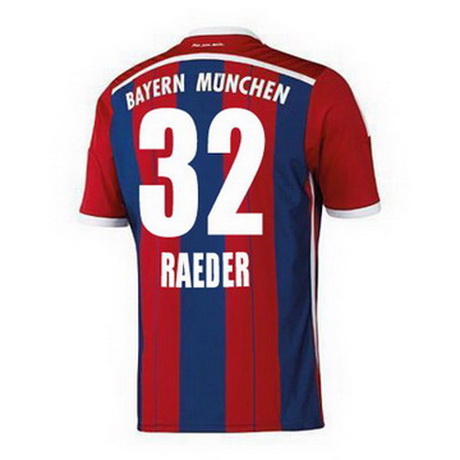 Camiseta Raeder del Bayern Munich Primera 2014-2015 baratas