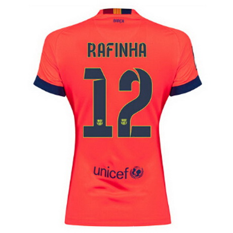 Camiseta Rafinha del Barcelona Mujer Segunda 2014-2015 baratas