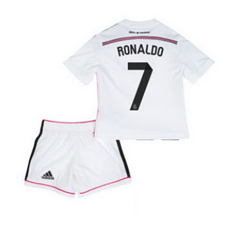 Camiseta Ronaldo del Real Madrid Nino Primera 2014-2015 baratas - Haga un click en la imagen para cerrar