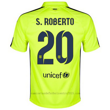 Camiseta S. Roberto del Barcelona Tercera 2014-2015 baratas