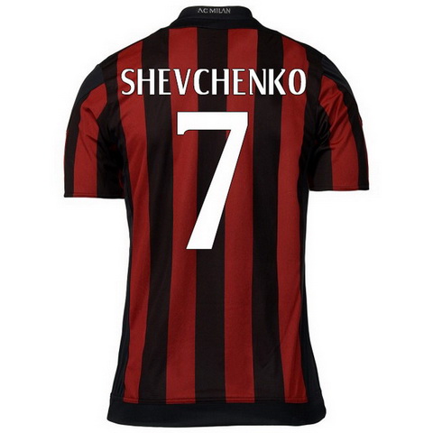 Camiseta SHEVCHENKO del AC Milan Primera 2015-2016 baratas