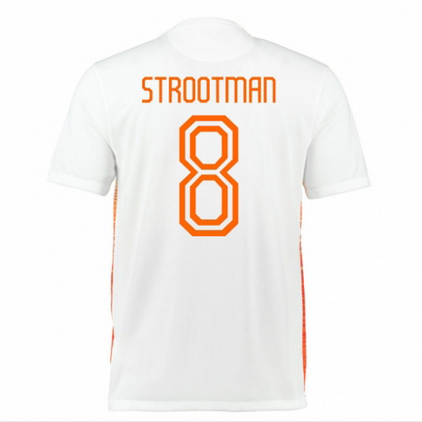 Camiseta STROOTMAN del Holanda Segunda 2015-2016 baratas