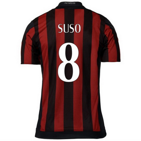 Camiseta SUSO del AC Milan Primera 2015-2016 baratas