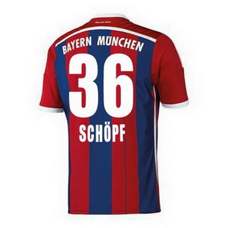 Camiseta Schopf del Bayern Munich Primera 2014-2015 baratas