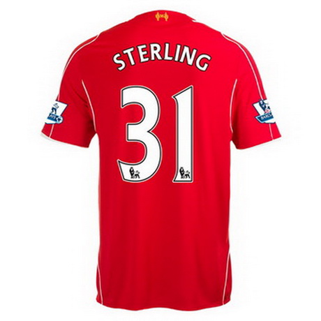Camiseta Sterling del Liverpool Primera 2014-2015 baratas