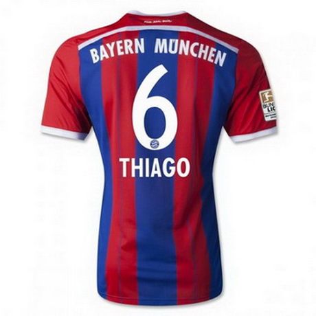 Camiseta THIAGO del Bayern Munich Primera 2014-2015 baratas