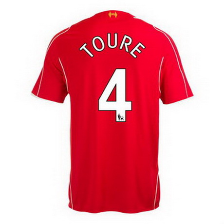 Camiseta Toure del Liverpool Primera 2014-2015 baratas
