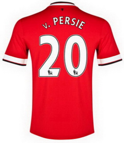 Camiseta V.PERSIE del Manchester United Primera 2014-2015 baratas