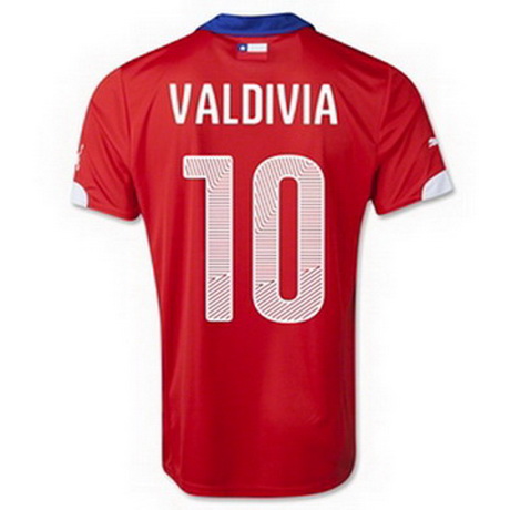 Camiseta VALDIVIA del Chile Primera 2014-2015 baratas