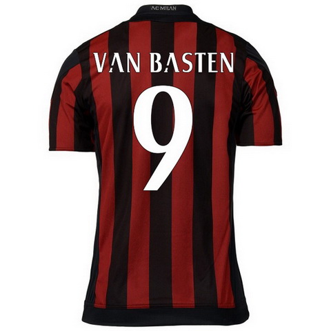 Camiseta VAN_BASTEN del AC Milan Primera 2015-2016 baratas