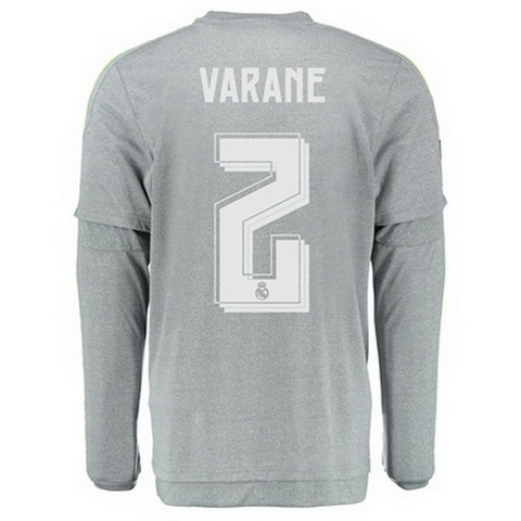 Camiseta VARANE del Real Madrid ML Segunda 2015-2016 baratas