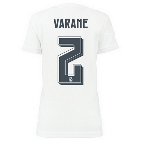 Camiseta VARANE del Real Madrid Mujer Primera 2015-2016 baratas