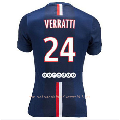 Camiseta Verratti del PSG Primera 2014-2015 baratas