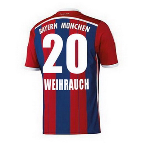 Camiseta Weihrauch del Bayern Munich Primera 2014-2015 baratas