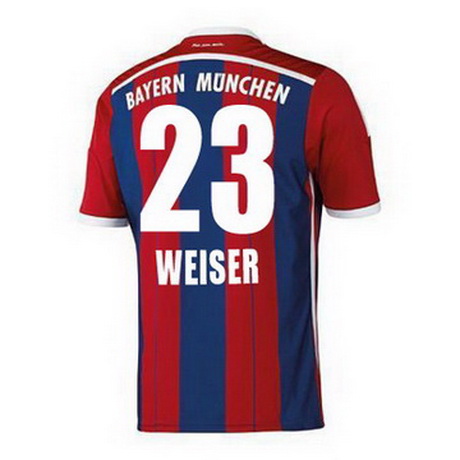Camiseta Weiser del Bayern Munich Primera 2014-2015 baratas