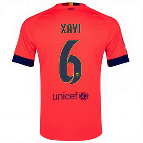 Camiseta XAVI del Barcelona Segunda 2014-2015 baratas