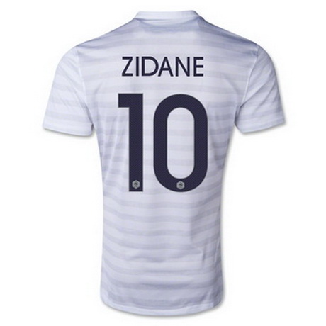 Camiseta ZIDANE del Francia Segunda 2014-2015 baratas