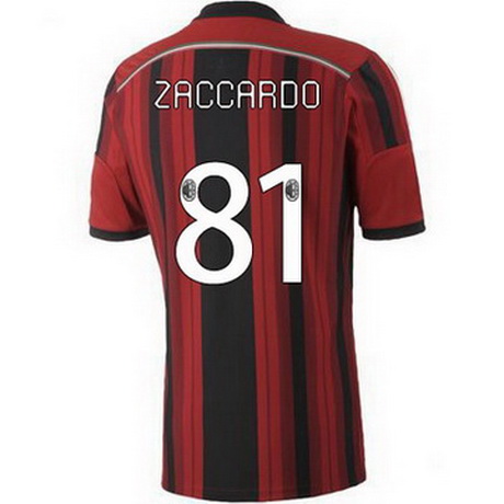 Camiseta Zaccardo del AC Milan Primera 2014-2015 baratas