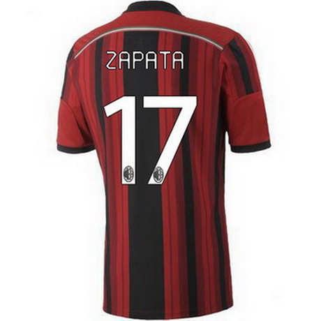 Camiseta Zapata del AC Milan Primera 2014-2015 baratas