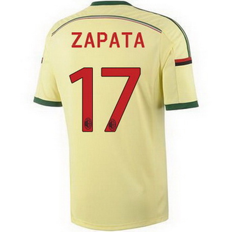 Camiseta Zapata del AC Milan Tercera 2014-2015 baratas